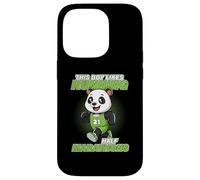A un chico le gusta correr media maratón Panda Runner Carcasa para iPhone 14 Pro