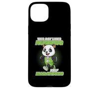 A un chico le gusta correr media maratón Panda Runner Carcasa para iPhone 15 Plus