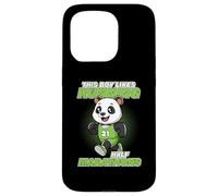 A un chico le gusta correr media maratón Panda Runner Carcasa para iPhone 15 Pro