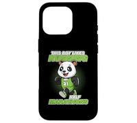 A un chico le gusta correr media maratón Panda Runner Carcasa para iPhone 16 Pro