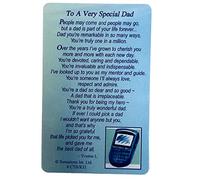 A un papá muy especial. Tipo cartera/Monedero tarjeta de felicitación de recuerdos Sentimental, regalo en cualquier momento