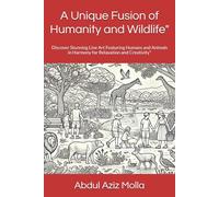 A Unique Fusion of Humanity and Wildlife": Discover Stunning Line Art Featuring Humans and Animals in Harmony for Relaxation and Creativity"