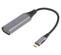 A-USB3C-VGA-01 Adaptador USB 3.0 D-Sub 15pin HD Hembra,USB C-Conector 0.15m G...
