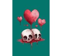 A Valentine for Poe - Lined/Dotted Notebook Journal For Your Imagination