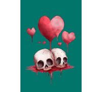 A Valentine for Poe - Lined/Dotted Notebook Journal For Your Imagination