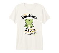 A Veces es Mejor Simplemente Saltar Camiseta Premium