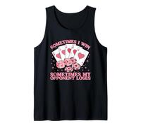 A Veces gano a Veces mi oponente Pierde Camiseta sin Mangas