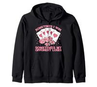 A Veces gano a Veces mi oponente Pierde Sudadera con Capucha