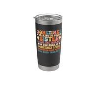 A veces, hablar con tu hermana es toda la terapia que necesitas Vaso térmico de acero inoxidable de doble pared