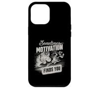 A Veces la motivación te Encuentra Divertido Correr Motivacional Carcasa para iPhone 12 Pro MAX