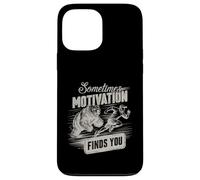 A Veces la motivación te Encuentra Divertido Correr Motivacional Carcasa para iPhone 13 Pro MAX