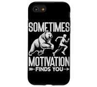 A Veces la motivación te Encuentra Divertido Entrenamiento de Fitness Carcasa para iPhone SE (2020) / 7/8