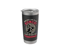 A veces me gusta gritar Bunco Party Game Gambling Bunco Vaso térmico de acero inoxidable de doble pared