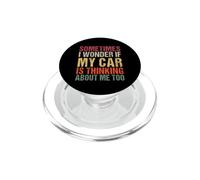 A Veces me pregunto si mi Coche también Piensa en mí PopSockets PopGrip para MagSafe