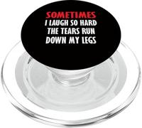 A Veces me río Tan Fuerte Que Las lágrimas corren por mis piernas PopSockets PopGrip para MagSafe