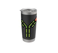 A veces me siento como un antígeno Vaso térmico de acero inoxidable de doble pared