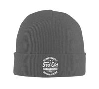 A Veces Me Siento Viejo, Pero Luego Me Doy Cuenta De Que Mi Hermano Es Mayor. Gorro De Punto Suave Beanie Moda Gorros De Punto para Deportes Mujer Hombre