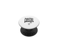 A Veces Mojo mis Plantas Humor Divertido Amante de Las Plantas PopSockets PopGrip Adhesivo