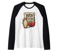A Veces no Juego te Hace Emocional Divertido Bolos Camiseta Manga Raglan