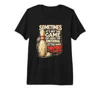 A Veces no Juego te Hace Emocional Divertido Bolos Camiseta Premium