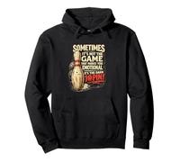 A Veces no Juego te Hace Emocional Divertido Bolos Sudadera con Capucha