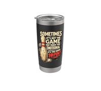 A veces no juego te hace emocional divertido bolos Vaso térmico de acero inoxidable de doble pared