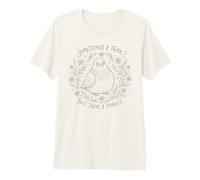 A Veces pienso, Pero Luego me olvido de Bird Funny Camiseta Premium