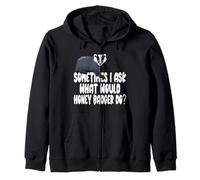 A Veces pregunto qué haría Honey Badger? Sudadera con Capucha