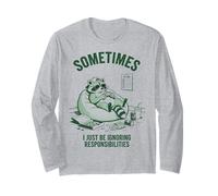 A Veces Simplemente ignorar Las responsabilidades Funny Raccoon Manga Larga