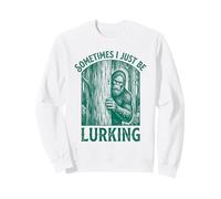A Veces Solo Estoy al acecho: Divertido críptido Vintage de Bigfoot Sudadera