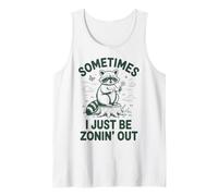 A Veces Solo Estoy alejando a Funny Raccoon Camiseta sin Mangas