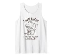 A Veces Solo Estoy cagando una Rana, Divertido, mamá, papá, Viejo cumpleaños Camiseta sin Mangas