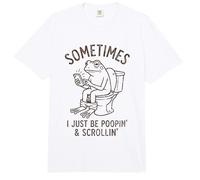 A Veces Solo Estoy cagando una Rana, Divertido, mamá, papá, Viejo cumpleaños Comfort Colors Adult Heavyweight T-Shirt