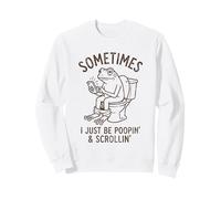 A Veces Solo Estoy cagando una Rana, Divertido, mamá, papá, Viejo cumpleaños Sudadera