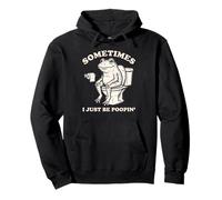 A Veces Solo Estoy cagando una Rana Vintage en el Inodoro Sudadera con Capucha
