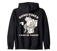 A Veces Solo Estoy cagando una Rana Vintage en el Inodoro Sudadera con Capucha