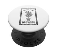 A Veces Solo Estoy cultivando un Divertido árbol de Caucho ficus Vintage PopSockets PopGrip Adhesivo