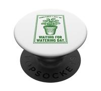 A Veces Solo Estoy Esperando el día de riego Venus Flytrap PopSockets PopGrip Adhesivo