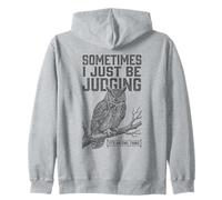 A Veces Solo Estoy juzgando a Owl Funny Retro Meme Vintage Sudadera con Capucha