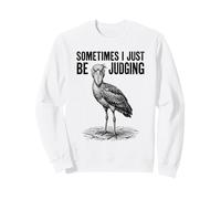 A Veces Solo Estoy juzgando Shoebill Funny Meme Vintage Sudadera