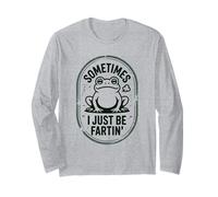 A Veces Sólo Estoy Pedo Camiseta Rana Humor Divertido Manga Larga