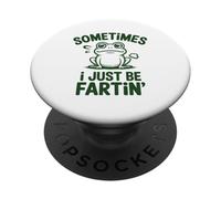 A Veces Sólo Estoy Pedo Camiseta Rana Humor Divertido PopSockets PopGrip Adhesivo