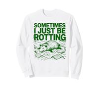 A Veces Solo Estoy pudriendo, zarigüeya, Divertido Meme de la generación Z, Vintage Sudadera