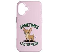 A Veces Solo Hay Que tirarse un Pedo, Humor Divertido de Chihuahua Carcasa para iPhone 16