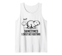 A Veces Solo me Estoy tirando Pedos, me Duele la Barriga, Gracioso Capibara Camiseta sin Mangas