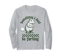 A Veces Solo me Estoy tirando Pedos, me Duele la Barriga, Gracioso Capibara Manga Larga