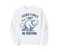A Veces Solo me Estoy tirando Pedos, me Duele la Barriga, Gracioso Gato tirándose Pedos Sudadera