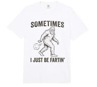 A Veces Solo me Estoy tirando un Pedo a Bigfoot, Divertido, tirándose Pedos, Humor Comfort Colors Adult Heavyweight T-Shirt