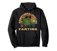 A Veces Solo me Estoy tirando un Pedo, Divertido, Vintage, Ranas sarcásticas Sudadera con Capucha