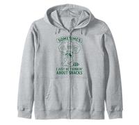 A Veces Solo pienso en bocadillos, Funny Raccoon Sudadera con Capucha